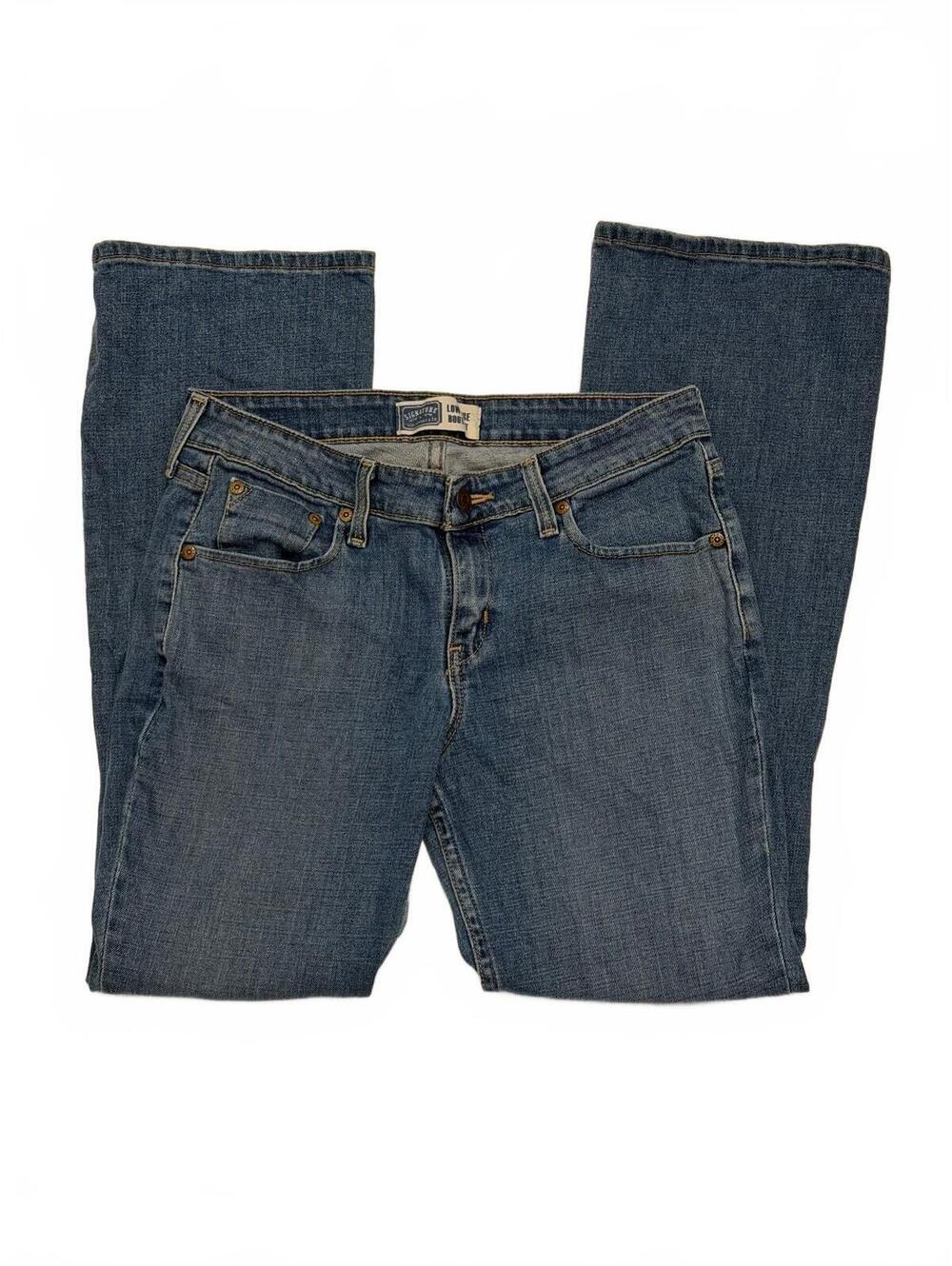 Signature by Levi Strauss low rise bootcut jeans size 8M medium blue Y2K